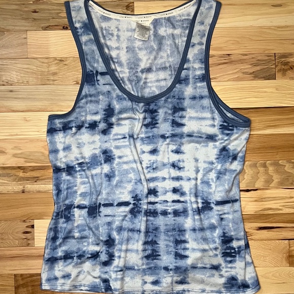 Lucky Brand Tops - Lucky Brand Blue Shibori Style Tank Top